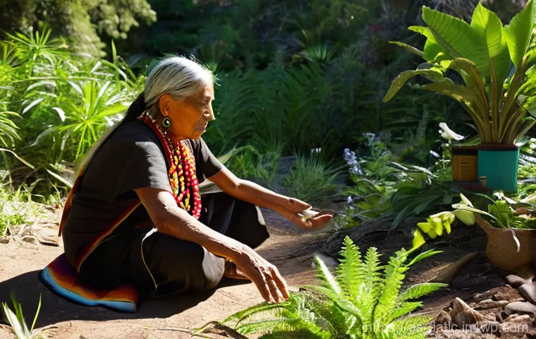 현대 사회에서의 토착지식의 중요성 - **Prompt 1: Indigenous Wisdom in Sustainable Agriculture**
    "A breathtaking panoramic view of a v...